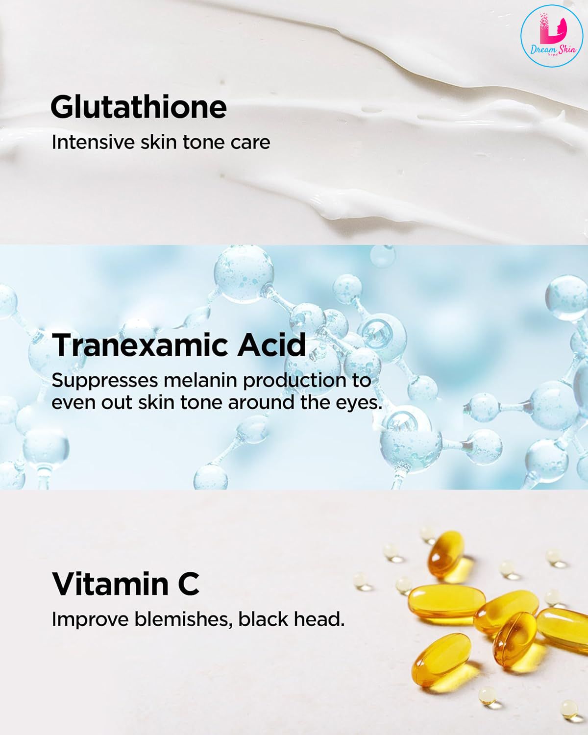 Mary&May Tranexamic Acid + Glutathione Eye Cream [30g]